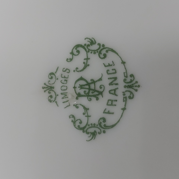 Vintage Hand Painted Limoges France Floral Plate - Picture 5 of 6